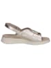Caprice Sandale in LT.GOLD METAL.