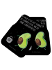 Mr. & Mrs. Panda Automatte Avocado Tanzen mit Spruch in Schwarz
