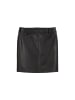 Marc O'Polo Leder-Minirock regular in Schwarz