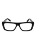 GCDS Unisex Optische Fassungen Rechtwinklig Schwarz