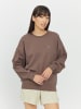 MAZINE Sweatshirt Monica in deep taupe