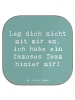 Mr. & Mrs. Panda Tassenuntersetzer Spruch Im Team zuMenschmenarbeit... in Meeresbrise