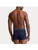 POLO RALPH LAUREN Stretch Cotton Trunk 3-Pack Unterhosen. in Blau/rot/weiß