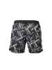 Karl Lagerfeld Schwarze Polyester-Badeshorts