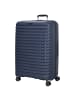 D&N Travel Line 4500+ - 4-Rollen-Trolley L 75 cm erw. (schwarz) in darkblue
