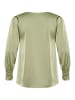 KAFFE curve Langarm-Bluse KChilla A-shape in Oil Green