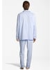 Seidensticker Pyjama Web in Zen Blue