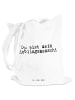 Mr. & Mrs. Panda Tote Bag Du bist mein Lieblingsmensch! mit Spruch in Creme