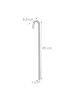 relaxdays 10x Bodenanker in Silber - (L)45 cm