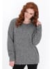 DreiMaster Vintage Women Sweater in grey melange