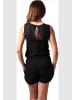 Urban Classics Urban Classics Damen Ladies Tech Mesh Hot Jumpsuit in black