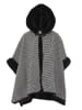 fraully Damen Poncho in Wollweiss