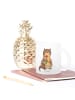 Mr. & Mrs. Panda Trinkglas Otter Blumenstrauß ohne Spruch in Transparent