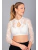 Edelnice Dirndlbluse Lara in weiß