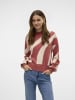 Vero Moda Strickpullover in Marsala