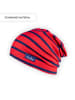 SCHIETWETTER Beanie in red-navy