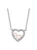 LOTUS silver Anhänger Silber 925 Sterling Silber Herzen Halsketten