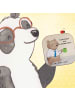 Mr. & Mrs. Panda Untersetzer Ausbilder Leidenschaft Design mit S... in Weiß
