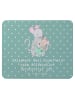 Mr. & Mrs. Panda Mouse Pad Erzieher Superheld mit Spruch in Meeresbrise