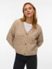 Vero Moda Strickpullover in Silver Mink