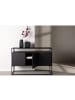 ebuy24 Sideboard Kingsport Schwarz 120 x 45 cm