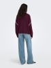 JDY Strickpullover in Winetasting