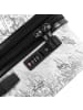Heys Black Camo 4 Rollen Kofferset 3-teilig mit Dehnfalte black-white world map