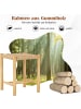 COSTWAY 2er Set Barhocker in Beige