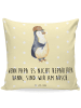 Mr. & Mrs. Panda sitzkissen Wenn Papa es nicht reparieren kann, ... in Gelb Pastell