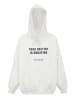 Homebase Damen Kapuzenpulli in Weiss Melange