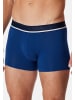 Schiesser Retro Short / Pant 95/5 Cotton in Schwarz / Blau