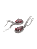 faina Women Drop Earrings in Silver Red