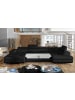 MF Design Rodri Recamiere Rechts in Schwarz -  (L) 202 x (B) 345 x (H) 90 cm