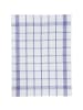 Erwin Müller Halbleinen, Leinen / Halbleinen Geschirrtuch 3er-Pack in weiß-blau