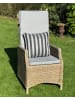 Sansibar Sansibar Garden Dream Outdoor Kissen, 45x45 cm in Anthrazit