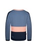 Trollkids Sweatshirt "Verdal" in Lotusblau/Marine/Dahlienrosa