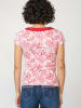 KOROSHI Kurzarm T-Shirt in rosa