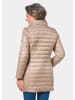 GOLDNER Longsteppjacke in cappuccino