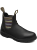Blundstone Chelsea Boot "#1409 Stout Brown With Striped Elastic (500 Series)" in Braun