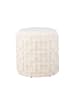 FineBuy Hocker und Sitzsäcke in Beige / Stoff / 40x40x45