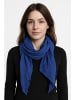collezione alessandro Italienischer Schal " Unitoo " in blau