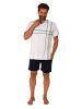 NORMANN Shorty Schlafanzug kurzarm Pyjama - 84258 in grau