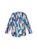 Swirly Plus Size Blouse in Blue