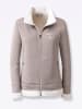 WITT WEIDEN Fleece-Jacke in taupe-meliert