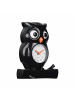 Karlsson Wanduhr Owl Pendulum - Schwarz - 20x8.5x37.5cm