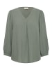 Fransa Bluse langarm FROLINE Regular fit in Agave Green
