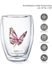 Creano Thermoglas "Colourfly" in Rot - Glas 250ml
