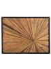 Beliani Wandobjekt MERIDA in Braun - (W) 80 x (H) 60 x (L) 4 cm Horizontal