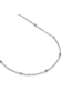Luxenter Halskette aus 925er Sterlingsilber mit Rhodiumbeschichtung – Resya