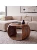 FineBuy Couchtisch in Braun / Mango / 60x46x36